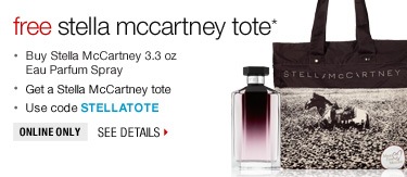 Free Stella Mccartney tote - Use code STELLATOTE